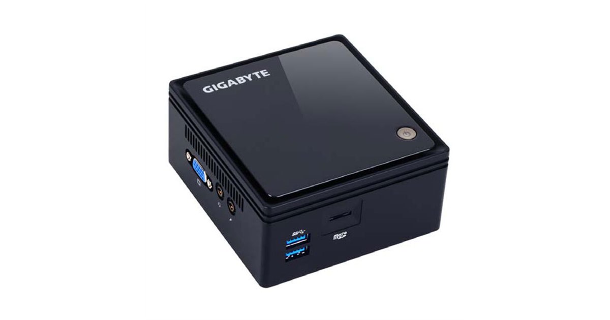 GIGABYTE、ファンレス仕様の超小型パソコン「GB-BACE3000-FT