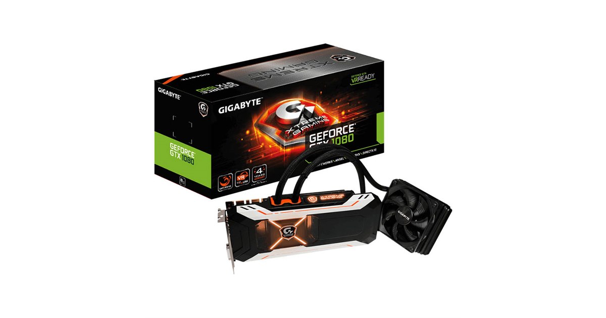 GIGABYTE、水冷でオーバークロックした「GeForce GTX 1080」 - 価格.com