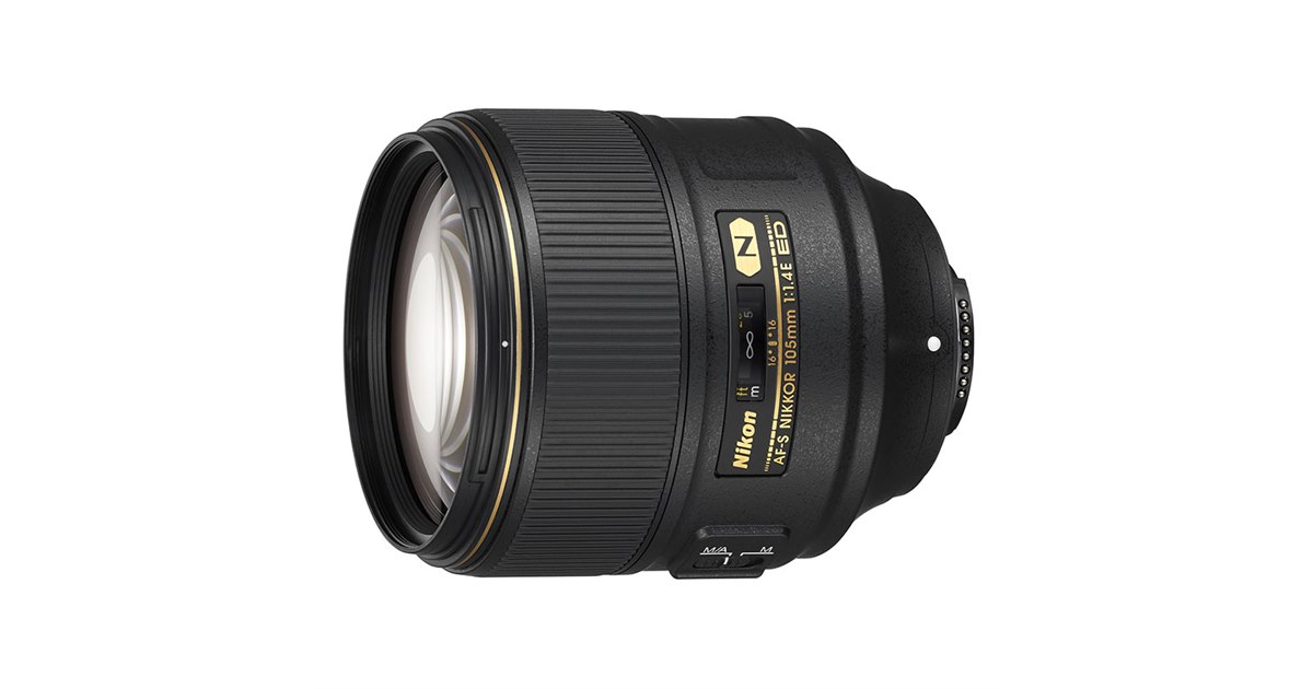 ニコン、フルサイズ対応の中望遠単焦点レンズ「AF-S NIKKOR 105mm f