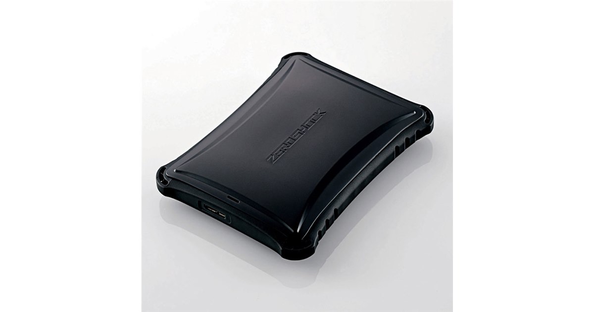 エレコム、1.22mの落下試験をクリアしたZEROSHOCKポータブルHDD - 価格.com