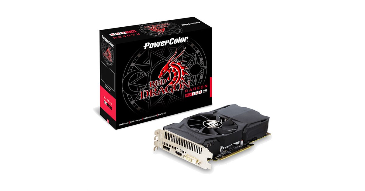 価格.com - PowerColor、税別13,000円の「Radeon RX 460」搭載ビデオカード