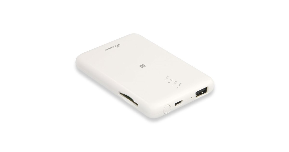 ラトック、スマホ充電機能付きWi-Fi SDカードリーダー「REX