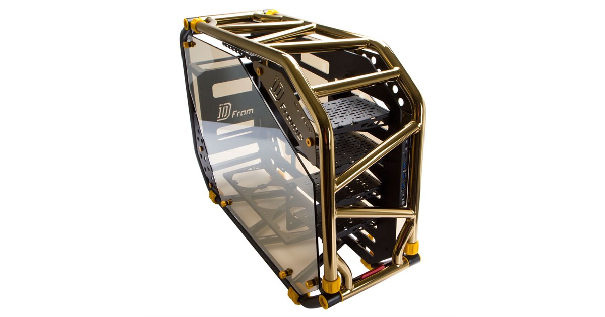 IN WIN、オフロードバイクモチーフのE-ATXケース 「D-FRAME 2.0