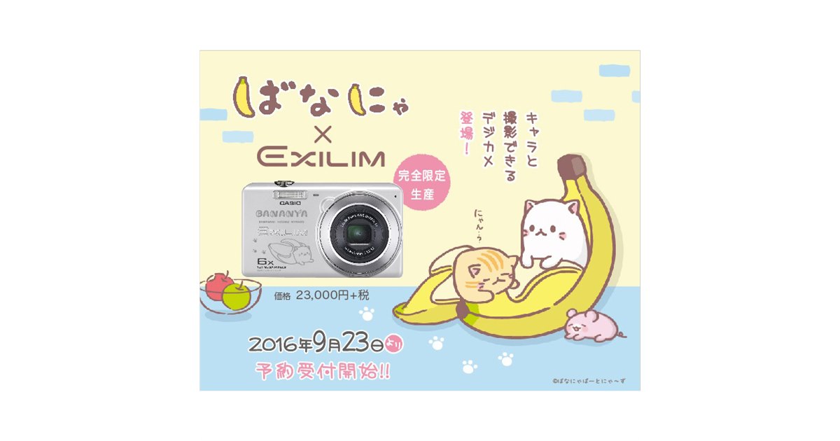 CASIO EXILIM×ANNA SUIコラボ コンパクトデジタルカメラ♪ CASIO
