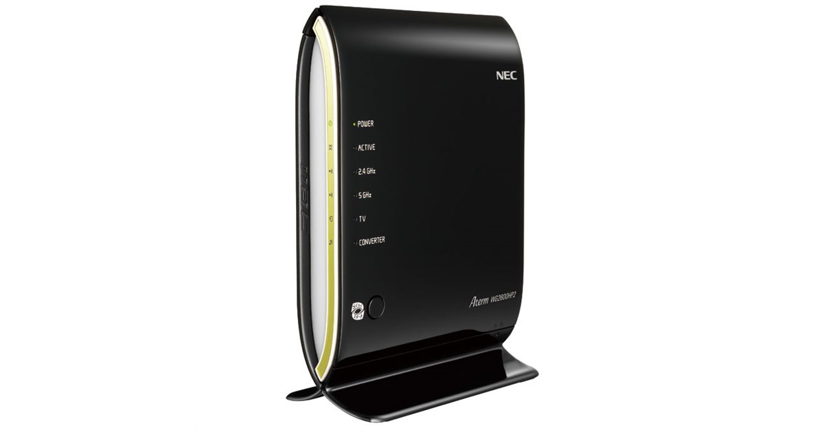 wifi路由器Aterm(Ａ术语)PA-WG2600HP NEC|Ｎ Ｅ海邮购 | BicCamera.com