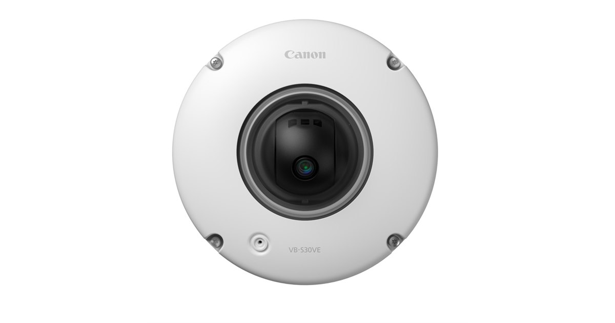 キヤノン、軒下に設置できる小型フルHDネットワークカメラなど7
