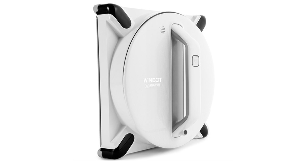 エコバックス、4方向に移動して最短ルートで掃除する窓用ロボット掃除