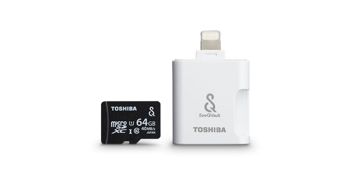 東芝、Lightning対応リーダーを同梱したSeeQVault対応microSD - 価格.com