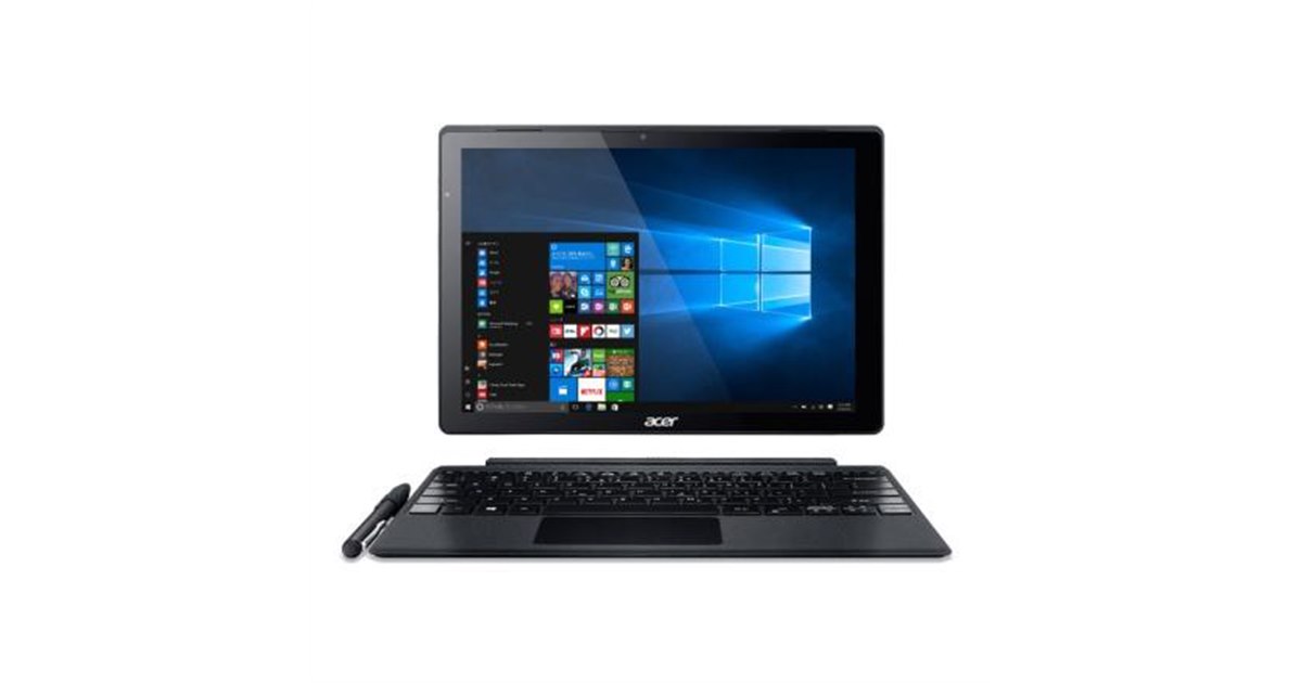 エイサー、ファンレス/液体冷却の2in1タブレットにWindows 10 Home