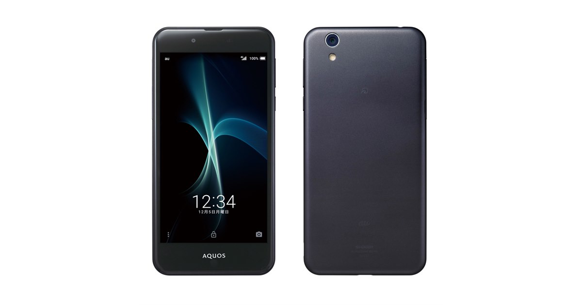 au、省エネの5型防水スマホ「AQUOS U SHV37」を11/18発売 - 価格.com