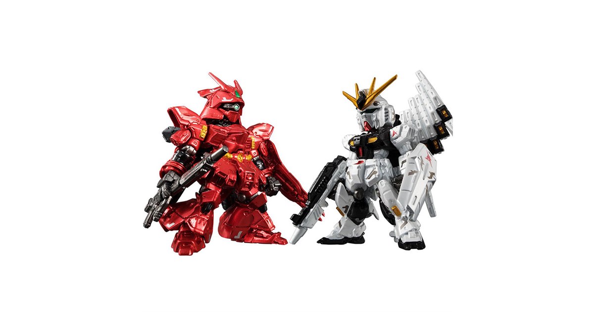 ガンダム CONVERGE CORE νガンダム&サザビー メタリックVer. FW GUNDAM CONVERGE：CORE ニューガンダム＆サザビー