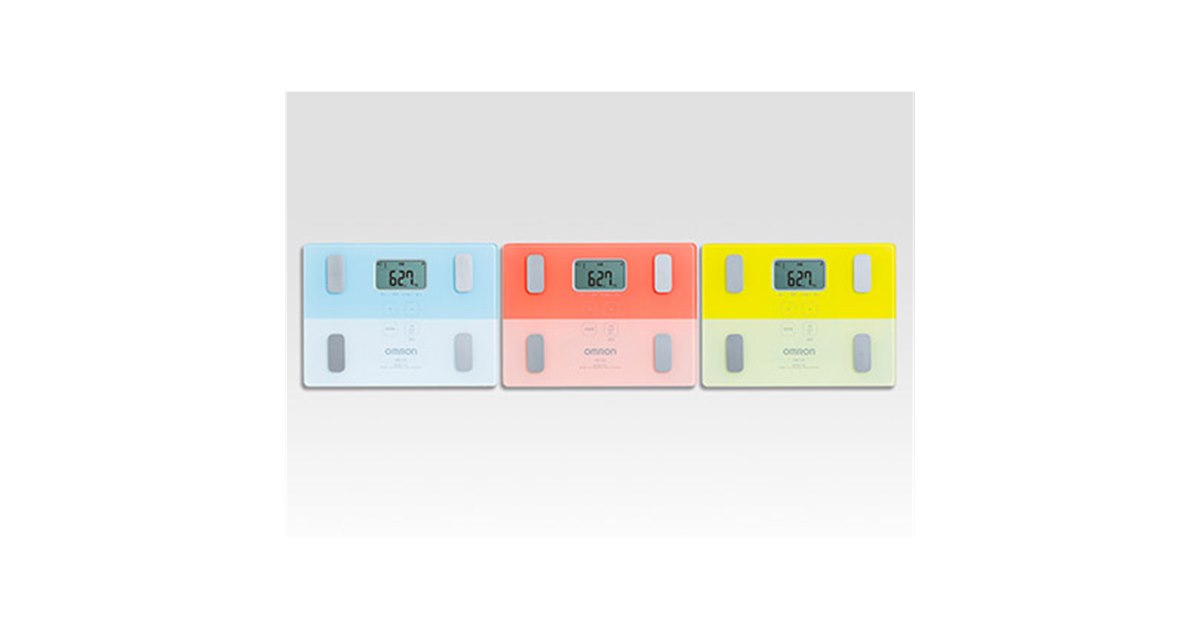 オムロン、誰が乗ったか自動でわかるカラフルな体重体組成計「HBF-225