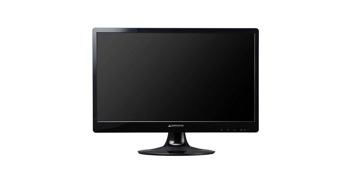 グリーンハウス、覗き見防止フィルターを内蔵した21.5型液晶