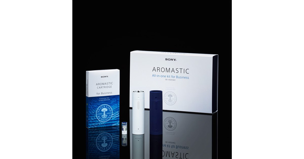 グラブル SONY AROMA STIC カートリッジ　アロマキット　★ ソニー、スティック型「AROMASTIC」にカートリッジ付きオール