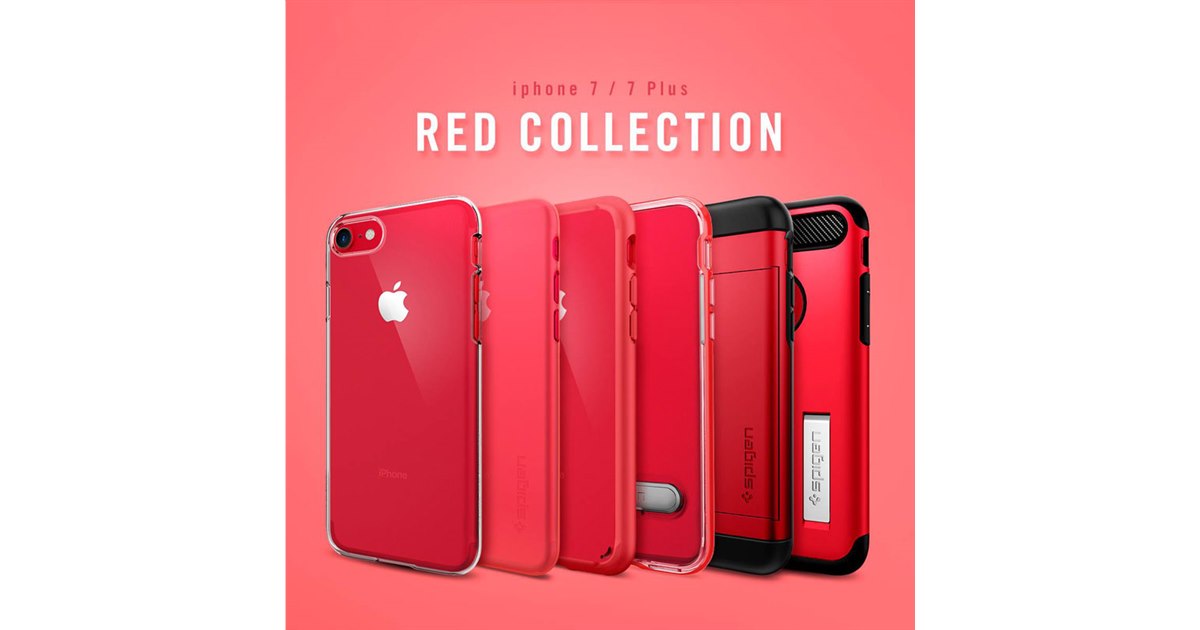 シュピゲン、iPhone 7/7 Plusの新色「(PRODUCT)RED」用ケース