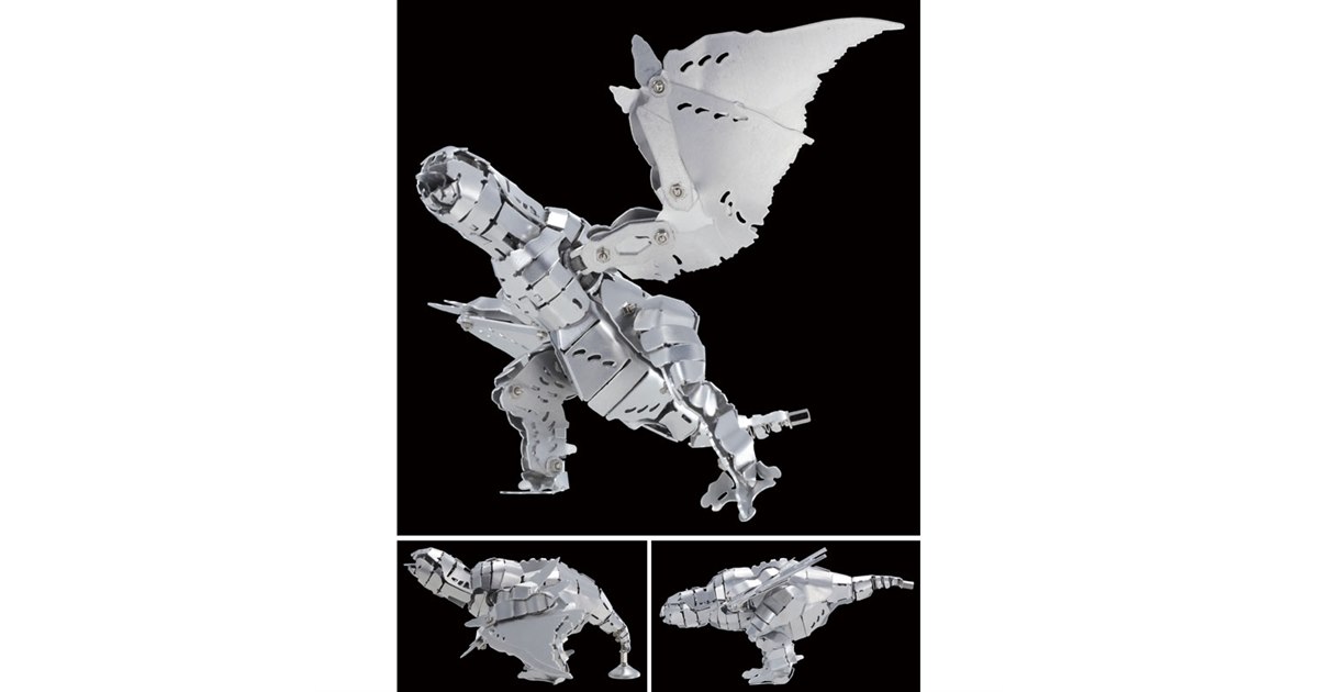 モンハンの“リオレウス”と“フルフル”が金属フィギュアで作れるメタル