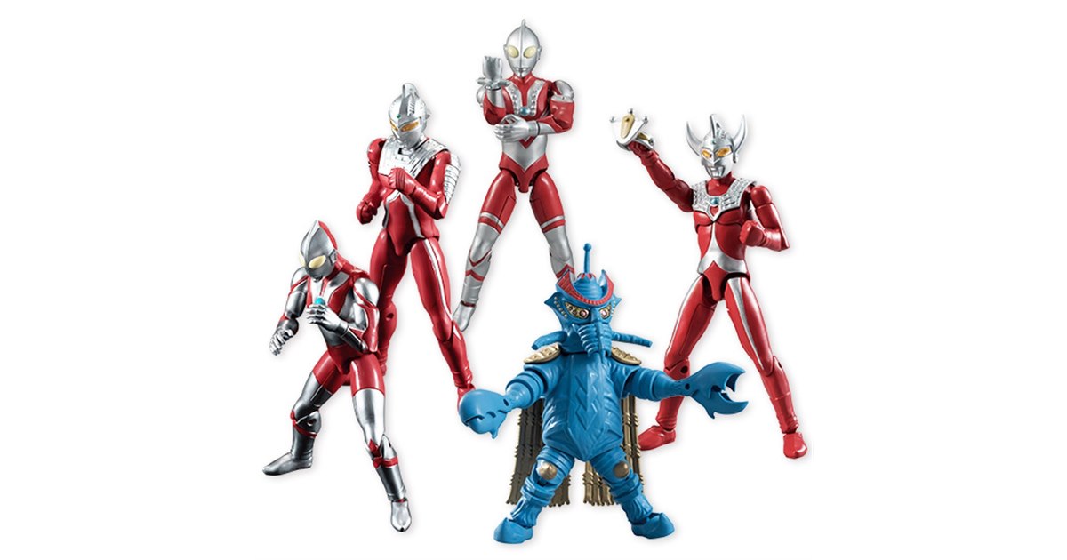 スペシウム光線”の拡張セットも揃う「ウルトラマン」可動フィギュア全6