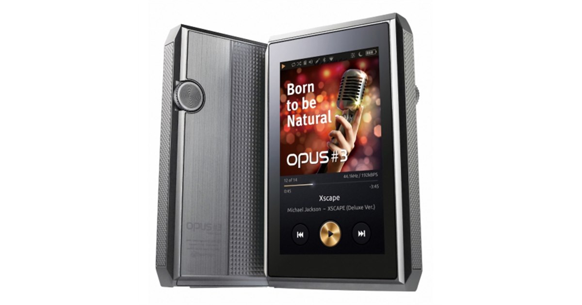 Spotifyにも対応、メタルボディのポータブルハイレゾプレイヤー「OPUS