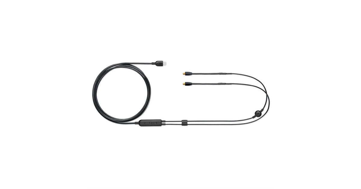 Shure、Lightning対応のイヤホン用リケーブル「RMCE-LTG」を5/19