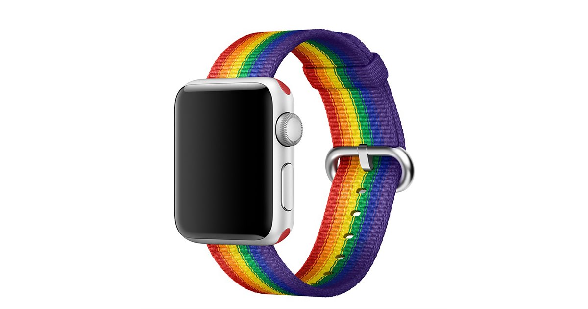 Apple Watch - 希少 Apple Watch プライドエディション 2018 ウーブンナイロン レビュー】プライドエディションウーブンナイロン Apple Watch