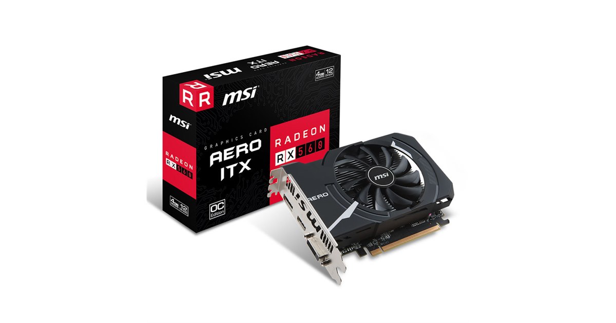 MSI、カード長を15.5cmに抑えた「Radeon RX 560」 - 価格.com
