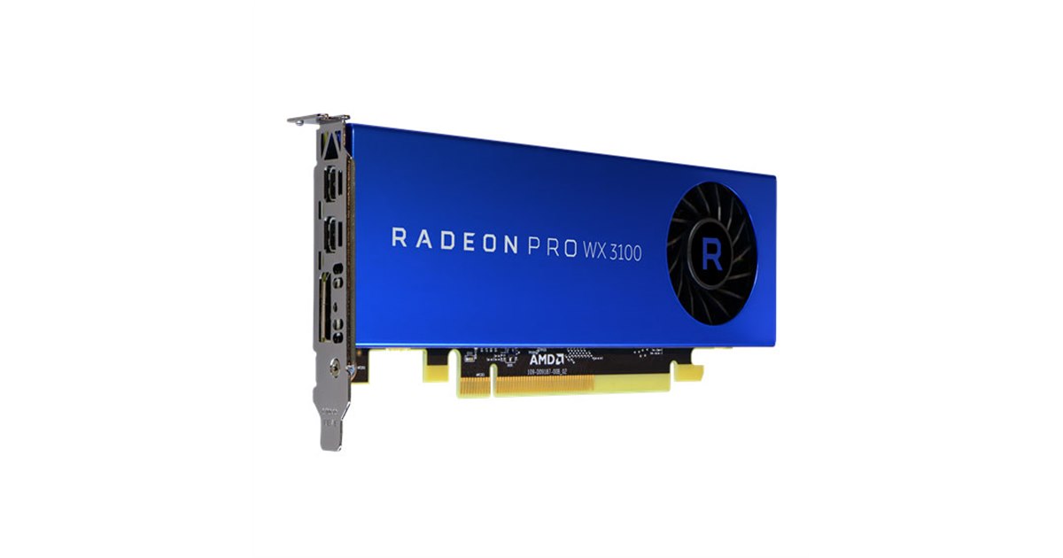 ACUBE、コンテンツ制作用のビデオカード「Radeon Pro WX3100/WX2100