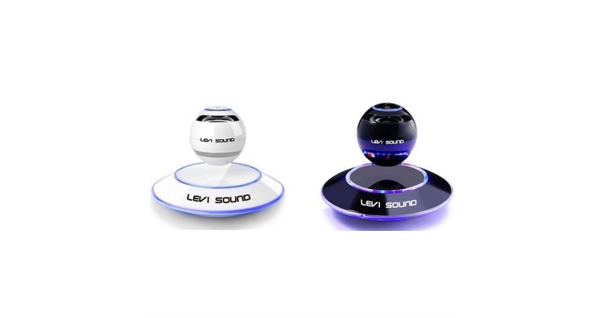 宙に浮いて回転するBluetoothスピーカー「LEVI SOUND」が一般