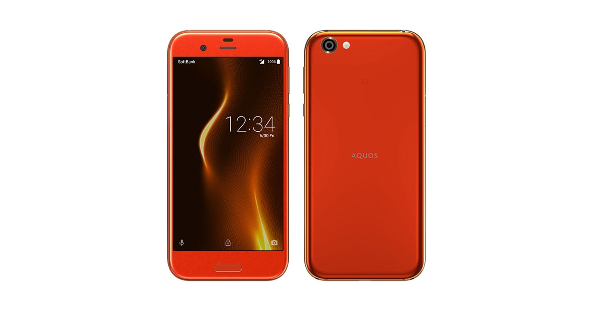 ソフトバンク、下り最大612Mbps対応の5.3型スマホ「AQUOS R」を7/7発売