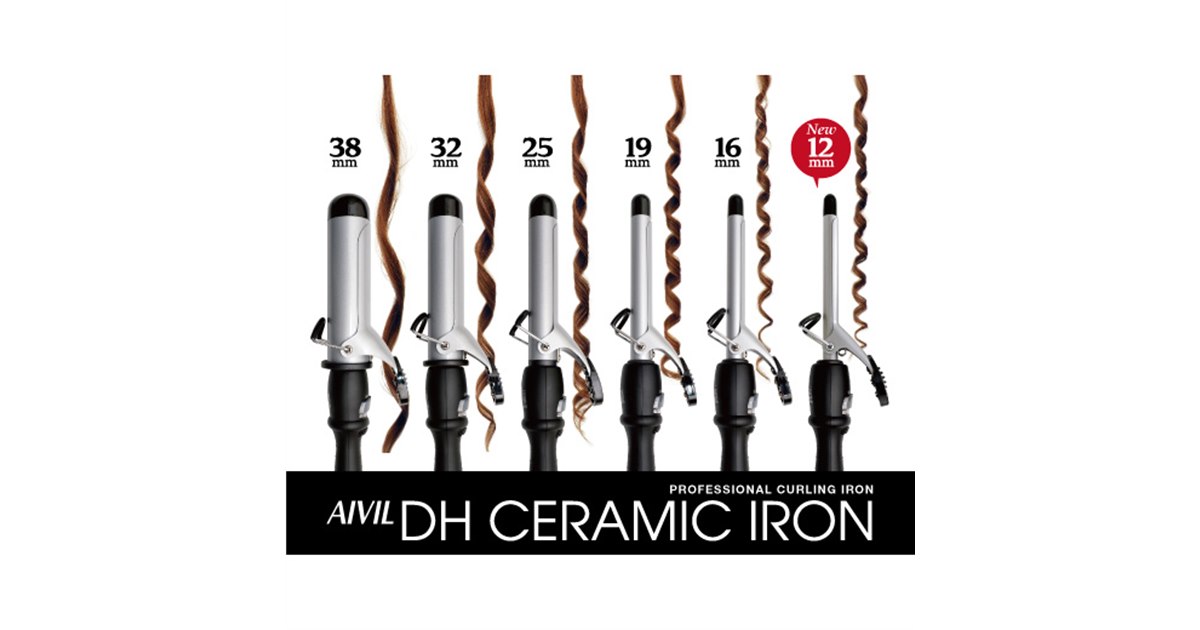 アイビル、くるんくるんのパーマヘアが作れるバレル径12mmのヘア