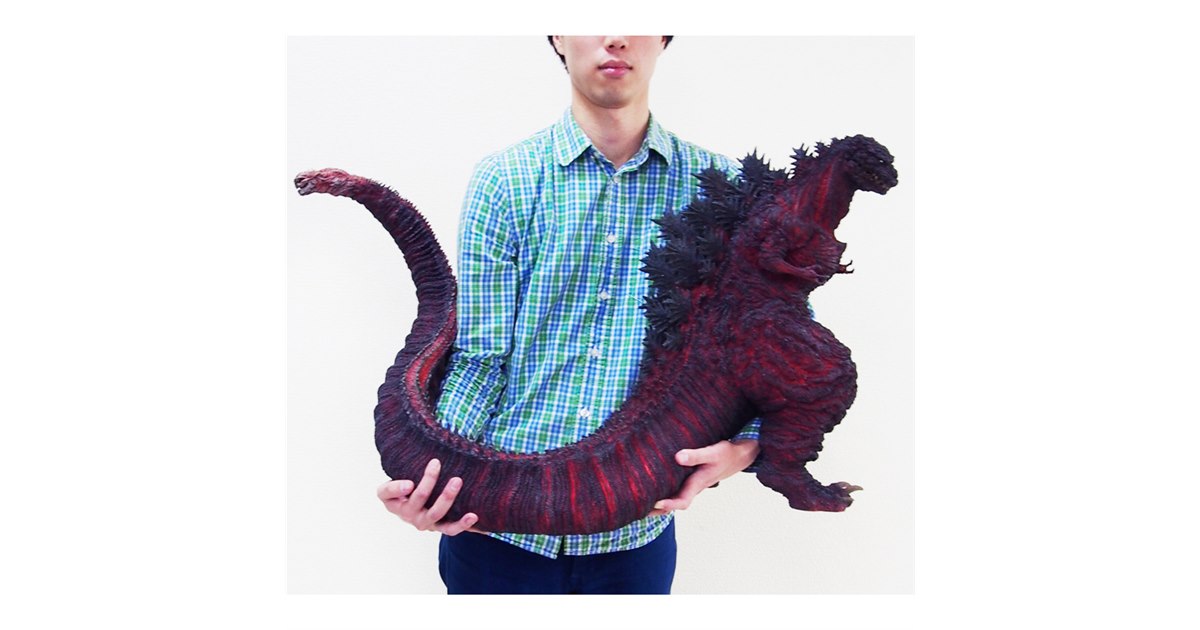 【takachan様限定】ゴジラソフビ4体＋イナズマン 136134-33-