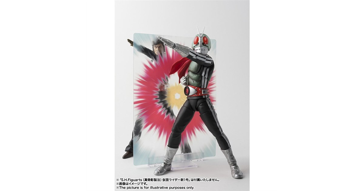 バンダイ、「仮面ライダー新1号」「本郷猛」の全高145mmフィギュアを各