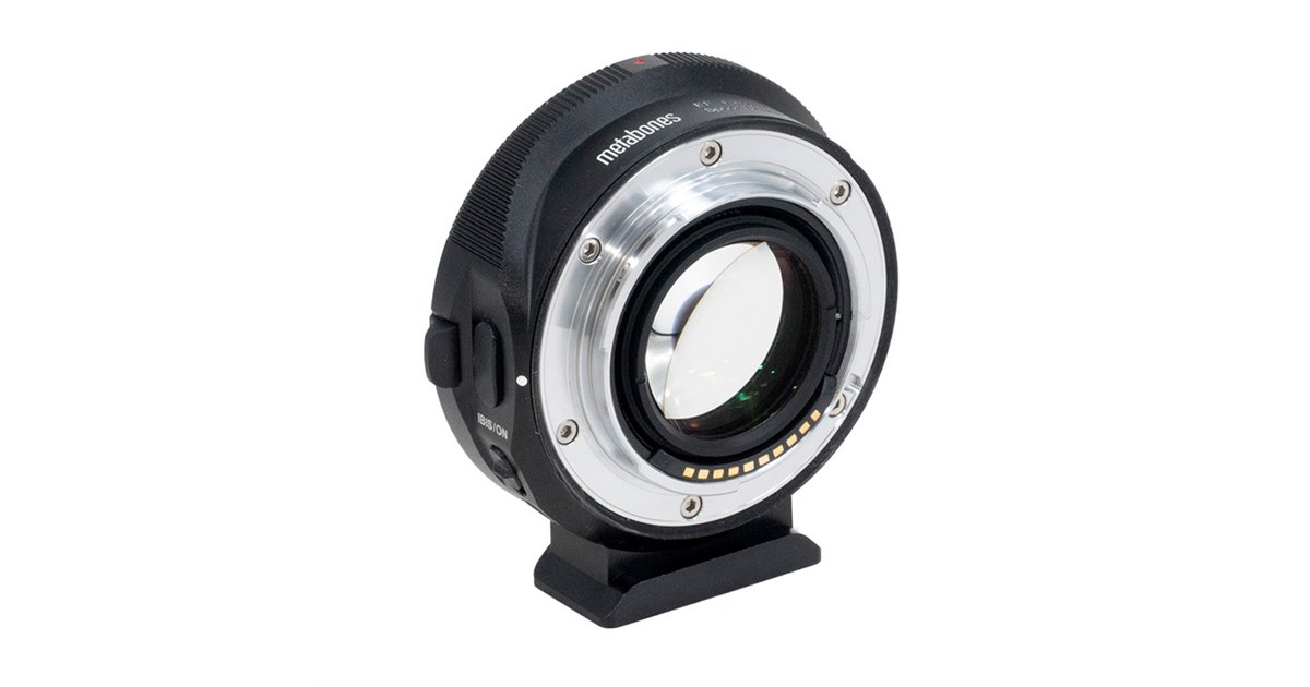 ソニーEマウント用電子接点付きSpeed Booster ULTRA搭載のEFアダプター