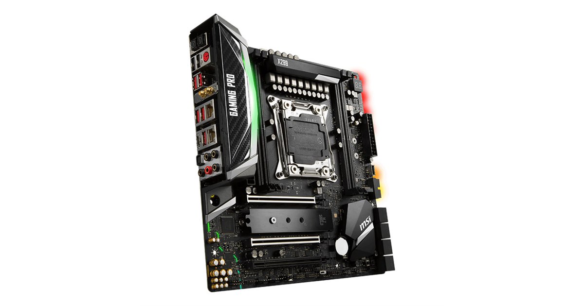 MSI、Skylake-X専用のMicro ATXマザー「X299M GAMING PRO CARBON