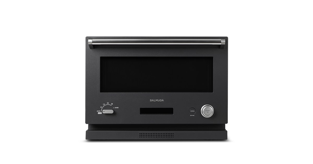 バルミューダ、ユーモラスな操作音のオーブンレンジ「BALMUDA