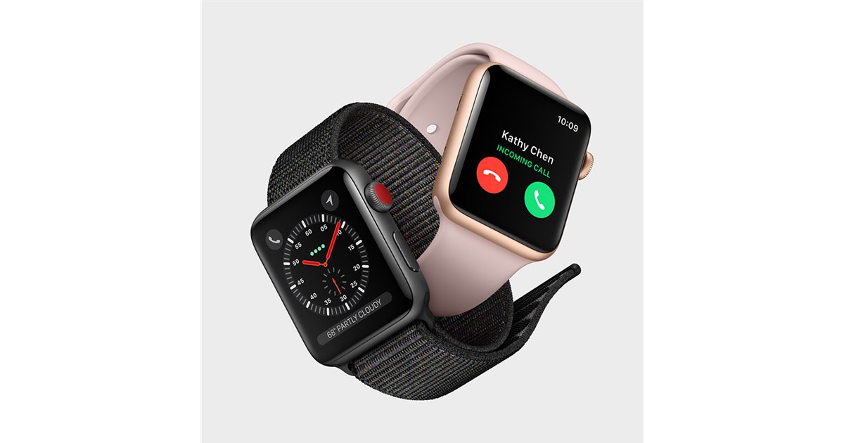 アップル、LTE通信に対応した「Apple Watch Series 3」 - 価格.com