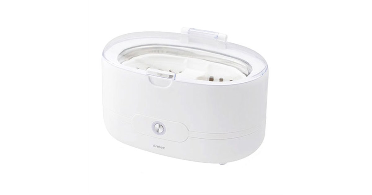 ドリテック、貴金属やメガネ、入れ歯もOK「超音波洗浄器 ソニクリア