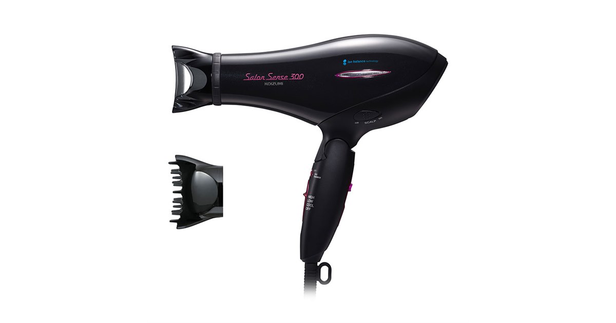 KOIZUMI（コイズミ）×JMW Salon Sense 300ヘアドライヤー コイズミ、マイナス/プラスイオンを交互に発生させるヘアドライヤー