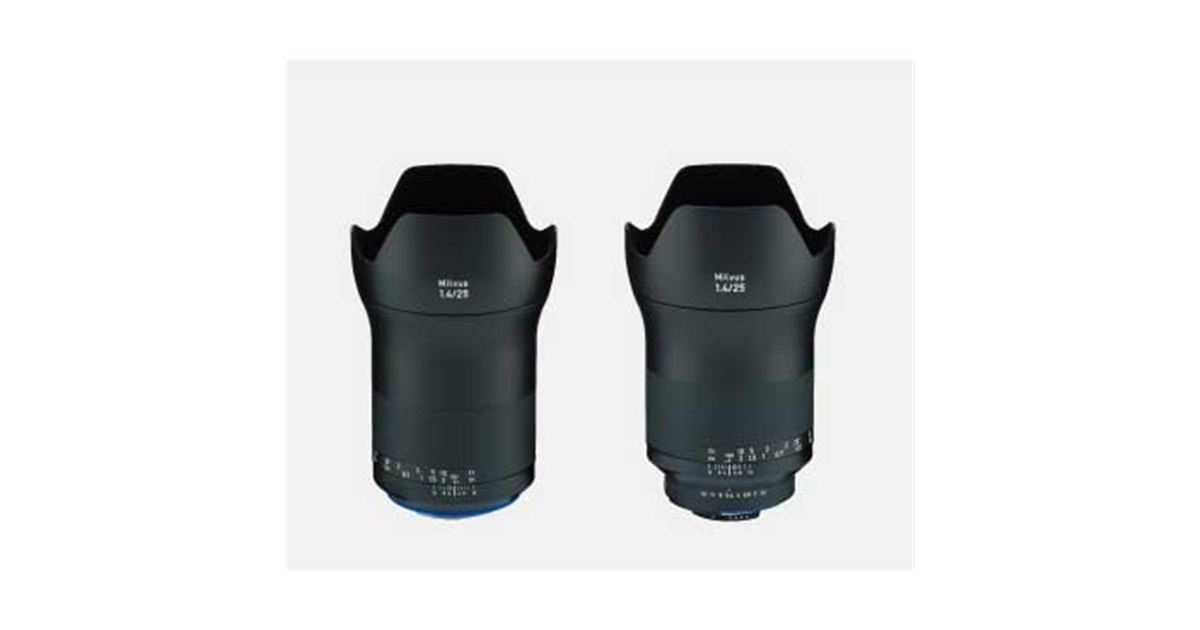 コシナ、新設計の超広角レンズ「ZEISS Milvus 1.4/25」を12/7発売