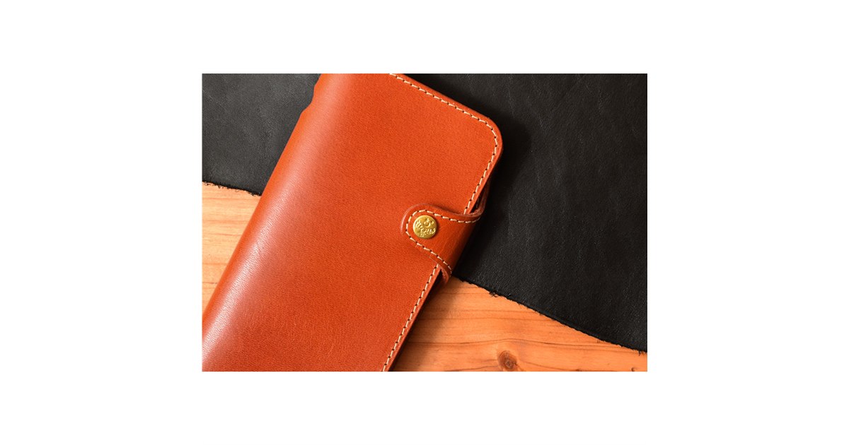 栃木レザーブランド「HUKURO」のiPhone X専用の手帳型レザー