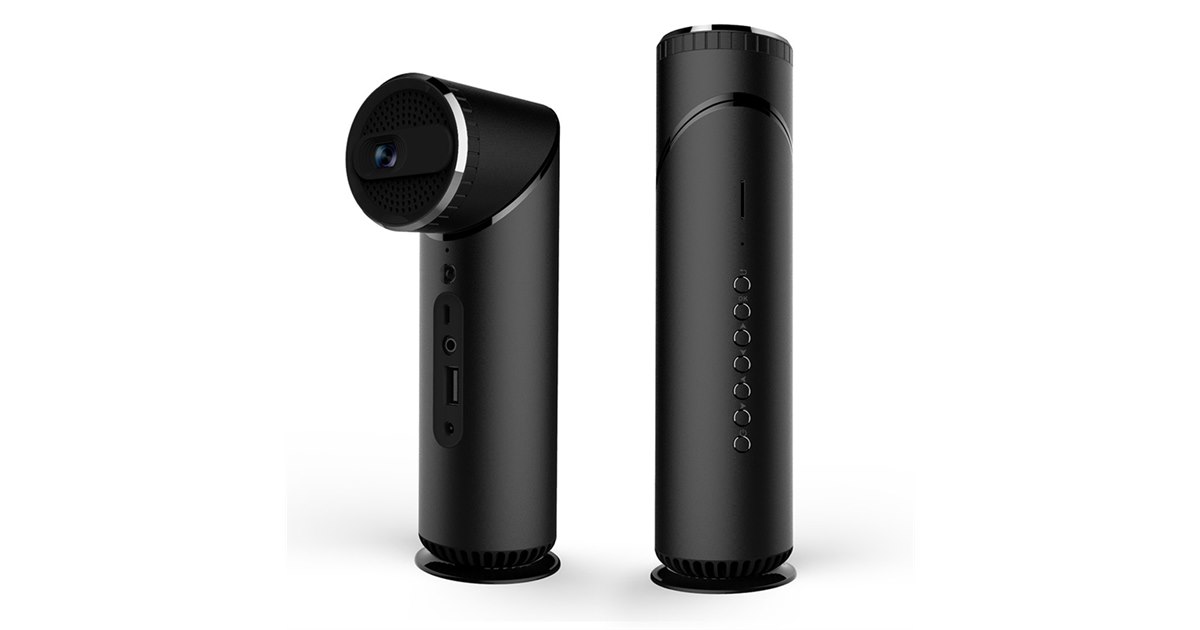 Sandlots、本体が90度回転して天井にも投影できるプロジェクター「X-01