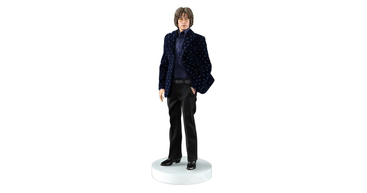 ジョン・レノンを精巧に具現化した1/6スケールフィギュアが発売