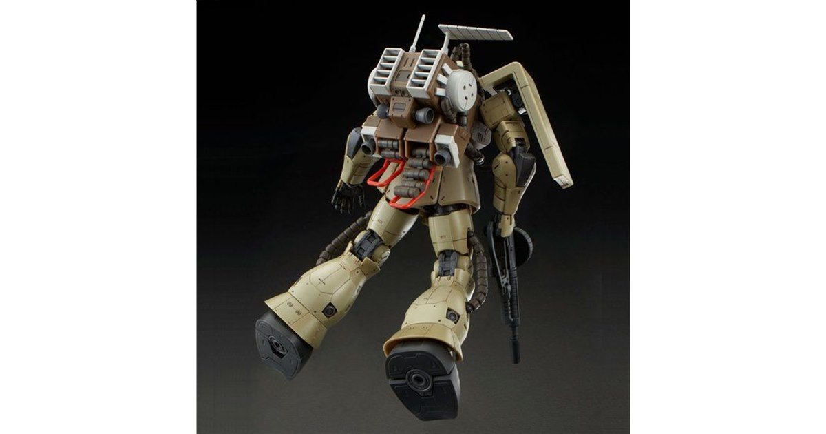 特徴的なパックパックを再現、「ザク・マインレイヤー」RGガンプラ