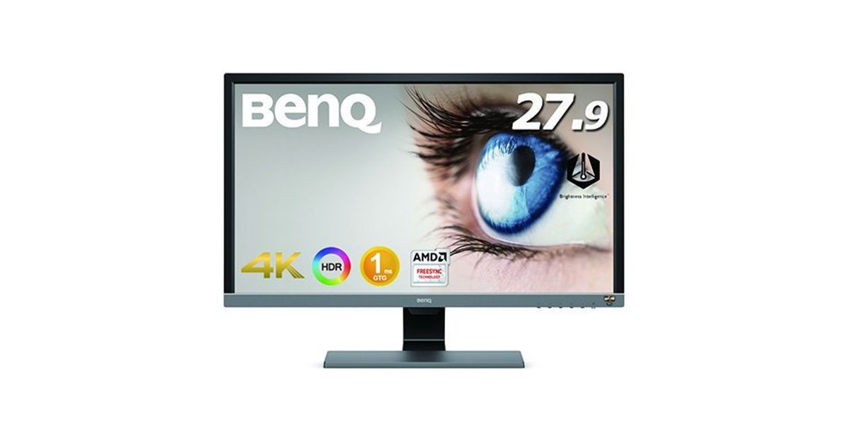 BenQ、4K/HDR対応の27.9型ゲーミングモニター「EL2870U」 - 価格.com