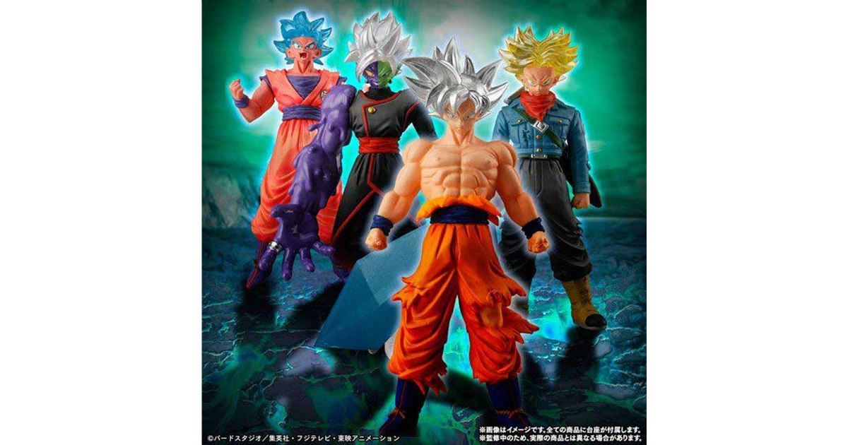 ドラゴンボール超」の孫悟空（身勝手の極意）やザマス（合体）など戦士