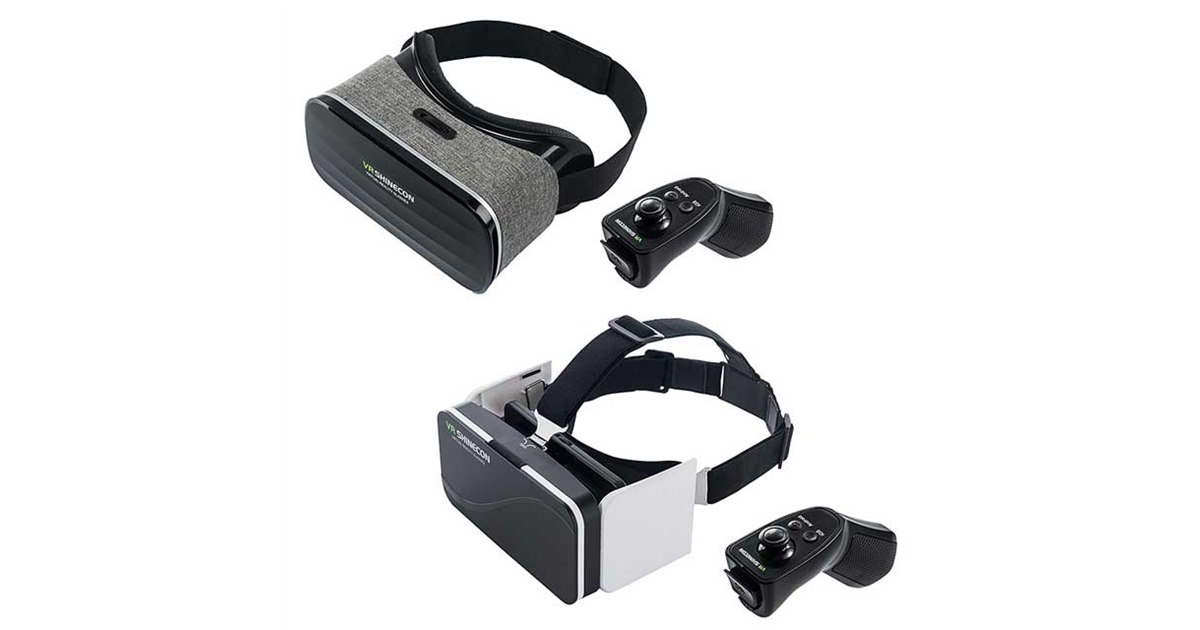 サンワ、Bluetoothリモコンがセットになったスマホ用VRゴーグルセット2