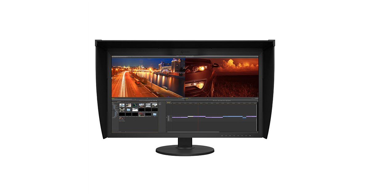 EIZO、AIで正確な表示を維持する31.1型4K液晶ディスプレイ