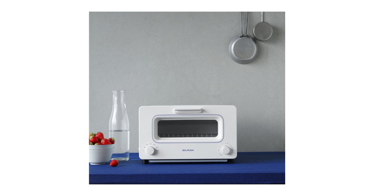 ☆★限定カラー★☆バルミューダオーブントースター BALMUDA The Toaster」にブランドショップ限定のホワイト×ブルーカラー