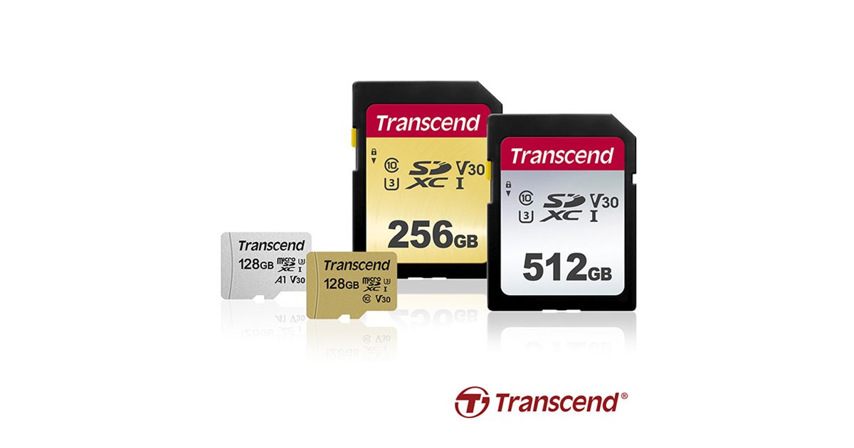 トランセンド、SD/microSDカード「500S」「300S」シリーズ