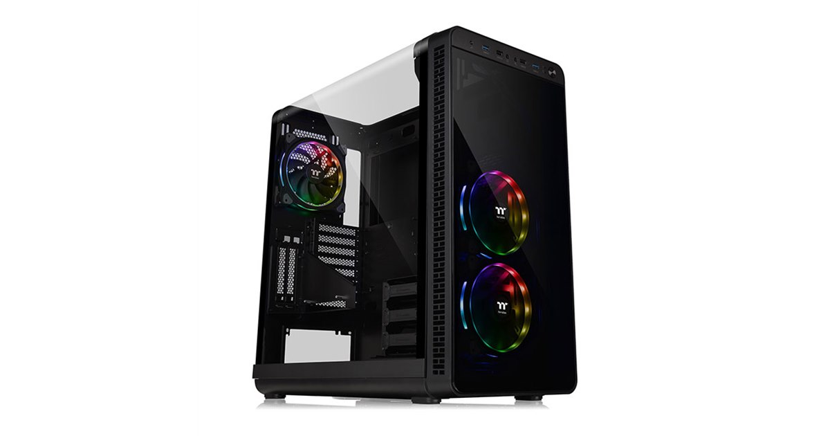 Thermaltake、ガルウィングデザインのミドルタワー型PCケース「VIEW 37