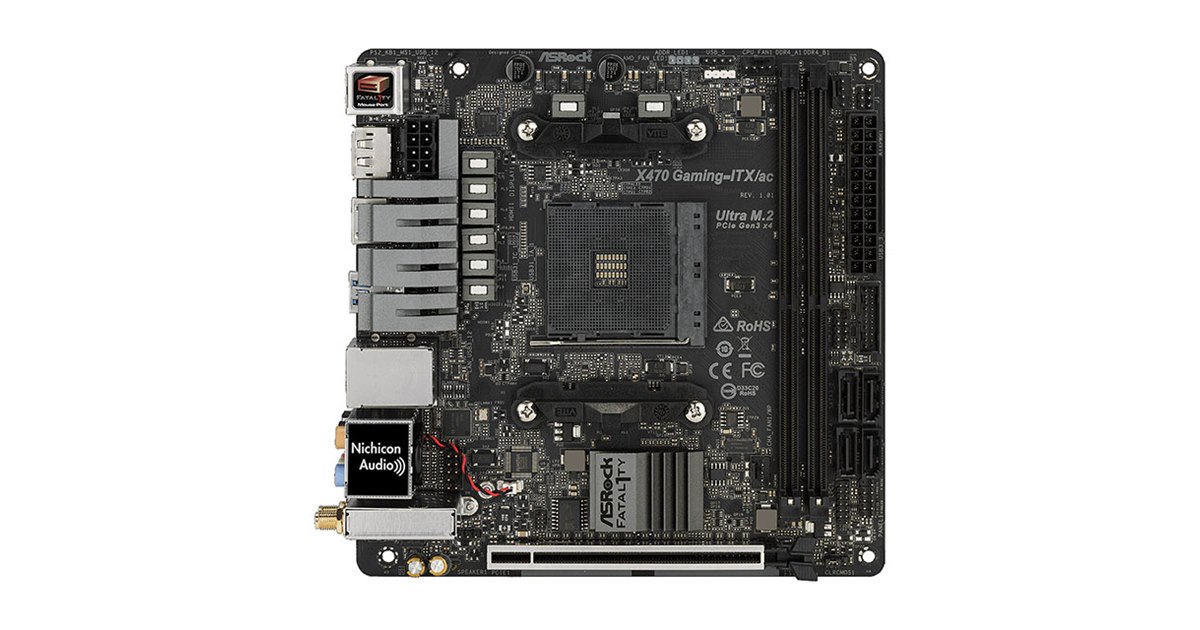 美品 ASRock Fatal1ty X470 Gaming-ITX/ac 20180511181556_625_.jpg